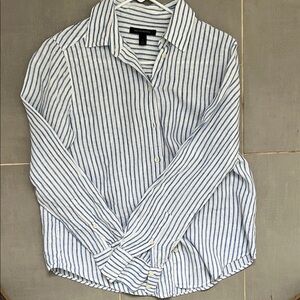 Blue Striped Women’s  Shirt
